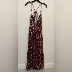 Altar'd State Purple and Gold Sundress - NEW